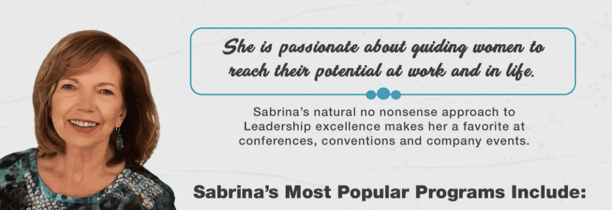 Over 25 Years Leadership Training Expertise with Sabrina Braham