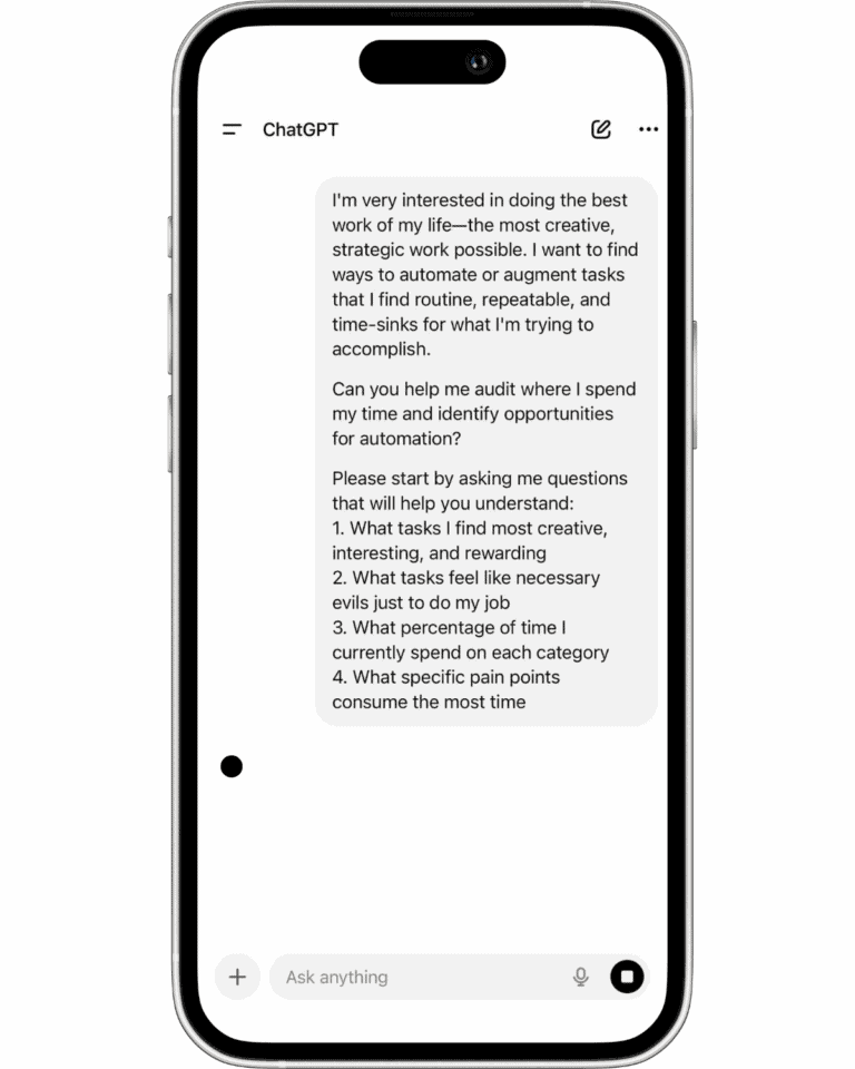 AI executive workflow automation Prompt