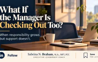 What if your manager is burned out?